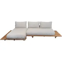 Cane-Line , Sticks divaanisohva Teak/sand
