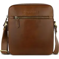 Bugatti Remo Crossbody-laukku Nahka 20 cm Ruskea