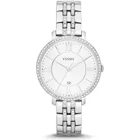 Fossil Analoginen kello hopea