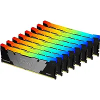Kingston 256GB (8 x 32GB) FURY Renegade DDR4 RGB, 3200MHz, CL16, 1.35V, musta/harmaa