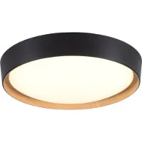 JUST LIGHT Led Emilia, himmennettävä, Musta, Olohuone/ruokailutila, Metalli, Moderni
