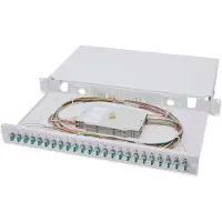 Digitus FO SPLICE BOX, 1U, EQUIPPED, 24X LC DX, OM3 (DN-96332/3)