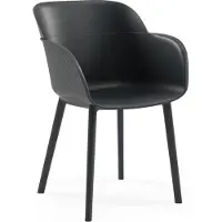 Skye Decor 2 tuolin Shell-P -setti, antrasiitin värinen