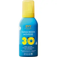 EVY Sunscreen Mousse SPF30, KIDS Face And Body, 150ml