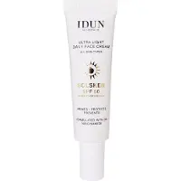 IDUN Minerals Ultra Light Daily Face Cream Solsken SPF50, 30ml