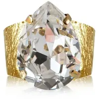 Caroline Svedbom Classic Drop Ring - Gold - ONE SIZE