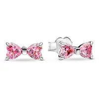 Pandora Timeless rusetti korvakorut pink cz 293505C01
