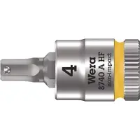 Wera 8740 A HF Zyklop Bitnuss mit 1/4"-Antrieb mit Ha