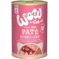 WOW Cat 12x400g Junior siipikarja & maksa kissan märkäruoka