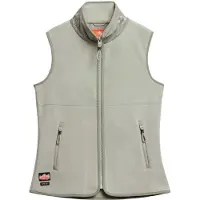 Superdry for woman. W5011913A Fleece-lined waistcoat Active green (XXS), Casual, Polyester