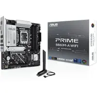 Asus PRIME B860M-A WIFI, Intel, LGA 1851 (Socket V1), Intel Core Ultra (Series 2), LGA 1851, DDR5-SDRAM, 256 GB (90MB1JY0-M0EAY0)