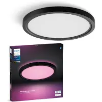 Philips Hue White & Color Ambiance Tento Hue White & Color Ambiance Pyöreä Kattopaneelivalaisin, 29,1 Cm Musta - Musta