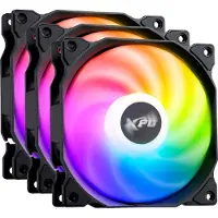 XPG VENTO 120 ARGB PWM, Tuuletin, 12 cm, 300 RPM, 1850 RPM, Musta (75261454)