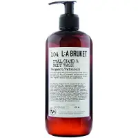 L:A Bruket 104 Hand & Body Wash, Bergamot and Patchouli, 450ml