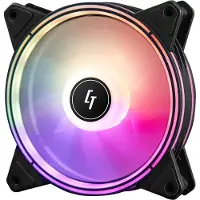 Chieftec NF-1225RGB 120 mm PWM -kotelotuuletin, musta