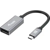 Equip 133493, 0,15 m, USB Type-C, DisplayPort, Uros, Naaras, Suora