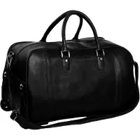The Chesterfield Brand Wax Pull Up 2-pyöräinen Matkakassi Nahka 60 cm Musta