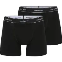 Carhartt WIP Bokserishortsit musta / valkoinen