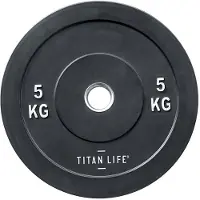 Titan Life Rubber Bumper Plate, Levypainot Bumper