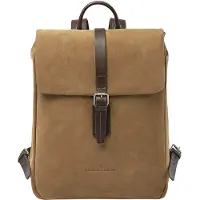 Castelijn & beerens Nubuck Backpack 15.6" - Brown - 39X32X10CM