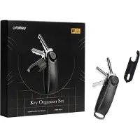 OrbitKey Avaimen järjestäjä Hybrid Nahka + monitoimityökalu v2 Set