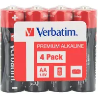 Verbatim – Alkaline battery AA 4 Pack shrink (49501)