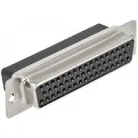 DeLOCK 66723, D-Sub HD 50 pin, Musta, Hopea, Naaras, Suora, Metalli, -40 - 105 °C