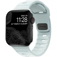 Nomad Sport Strap, Ice Blue Glow - Apple Watch 42mm/41mm/40mm/38mm