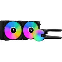 Fractal Design Lumen S24 v2 RGB, 240mm AIO-nestejäähdytysratkaisu prosessorille, musta