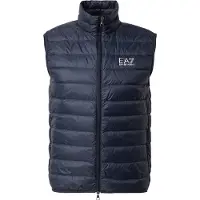 EA7 for man. 8NPQ06_PNGPZ Core Identity folding waistcoat navy (S), Casual, Polyamide
