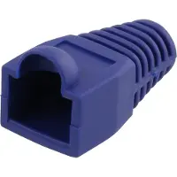 Deltaco – RJ45 liitinsuoja, 6,8mm halkaisija, sininen, 20 kpl (MD-23)