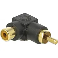 DeLOCK – RCA Adapter male to female angled (66168)