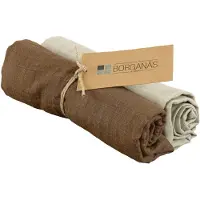 Borganas Musliiniliina 70x70 2-pack, Taupe