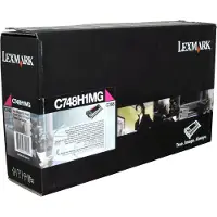 Lexmark C748H3MG High Yield -laservärikasetti, magenta