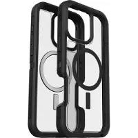 Otterbox Defender XT -suojakuori, iPhone 16 Pro Max, musta / kirkas