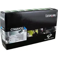 Lexmark C746A1CG Värikasetti cyan 7.000 sivua