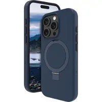 dbramante1928 Iceland Ultra D3O MagSafe Kickstand, iPhone 16 Pro -suojakuori, Sininen