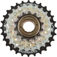 Shimano Kasetti Freewheel TZ510 6 vaihdetta sekoitus aikuisille