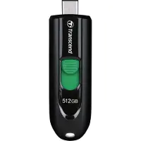 Transcend JetFlash 790 C, 512 GB, USB Type-C, 3.2 Gen 1 (3.1 Gen 1), Liuku, 9 g, Musta, Vihreä (TS512GJF790C)