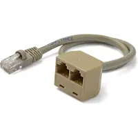 StarTech.com 2-to-1 RJ45 10/100 Mbps Splitter/Combiner - One adapter required at each end of the Liitäntä - network splitter