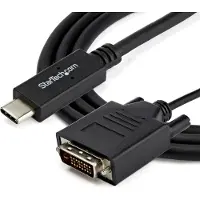 StarTech.com USB C to DVI Adapter ulkoinen videoadapteri Musta