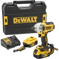 DeWalt Iskumutterinväännin DCF891P2LRT-QW; 18 V; 1/2''; 2x5,0 Ah akku