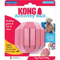 Kong Puppy Activity Ball koirille, koko M, Ø 7,6 cm