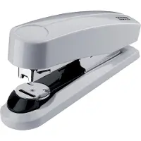 Novus B 4FC - 50 arkkia - harmaa - 24/6 - 24/8 - 26/6 - 26/8 - metalli - muovi - 6 cm - etupuoli (020-1467)