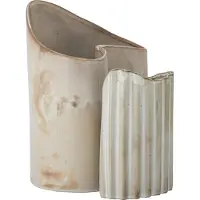 Bloomingville Henaj maljakko 2 osaa Ruskea-beige