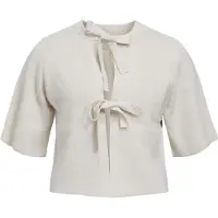 Object Objulla Parvi 2/4 Knit Cardigan Noos - Cream - XS