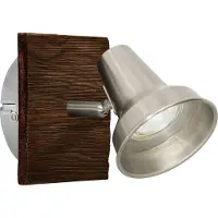Eglo LED-seinäspotti Eglo Filipina 120x120mm teräs ruskea 95646