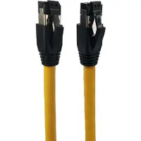 Microconnect S/FTP Cat8.1 suojattu laitekaapeli, 10m, keltainen