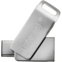 Intenso cMobile Line USB-A / USB-C 3.2 Gen 1 128 Gt -muistitikku, hopea