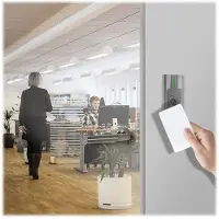 Qoltec Proximity RFID kortin ja avaimenperän lukija | Metal case